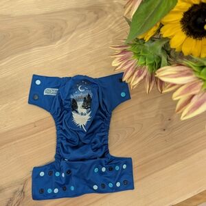 Bella Luna OS Pocket Cloth Diaper | Canada Embroidery